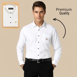Formaleur Men's Cotton Premium Slim Fit Formal Shirt