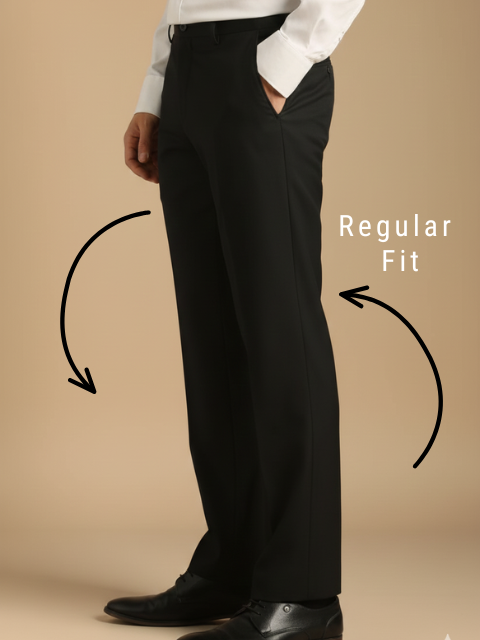 Men's Slim Fit Premium Flat Front Premium Pant | Formaleur