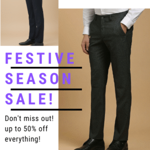 Men’s Premium Regular Fit Pants Combo | Pack of 2 Solid Pants