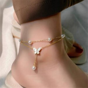 New Versatile Colorfast Stylish And Luxurious Titanium Steel Anklet