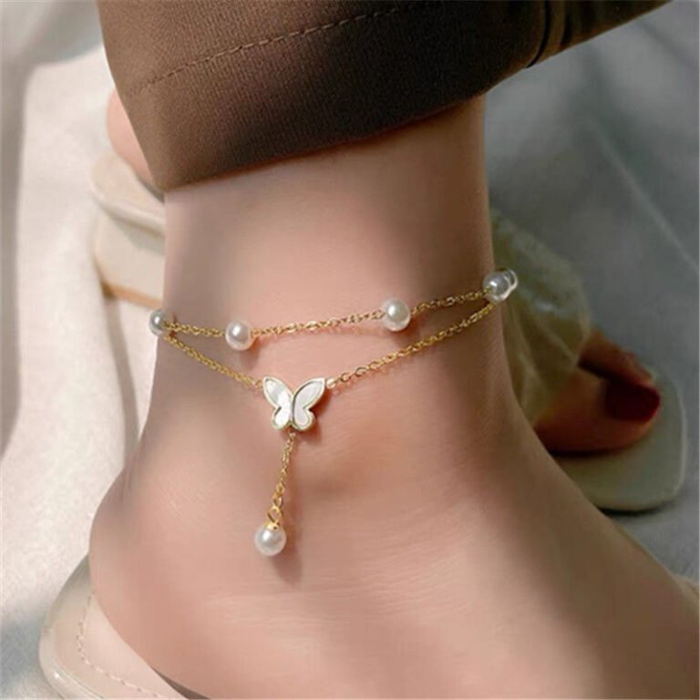 New Versatile Colorfast Stylish And Luxurious Titanium Steel Anklet